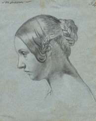 Giuseppe Sabatelli. Head of a Woman