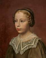 Caroline von der Embde. Portrait of Marie Christine von der Embde (1820-1883), the Painter's Sister