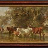 Friedrich Voltz. Sheperds with Cattle at Water - photo 2
