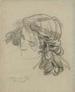 Anselm Feuerbach. Anselm Feuerbach. Study of a Young Woman's Head