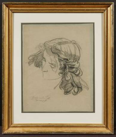 Anselm Feuerbach. Study of a Young Woman's Head - photo 2