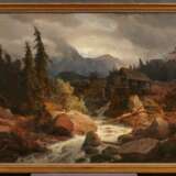 Andreas Achenbach. Wild Stream with Watermill in Norway - photo 2
