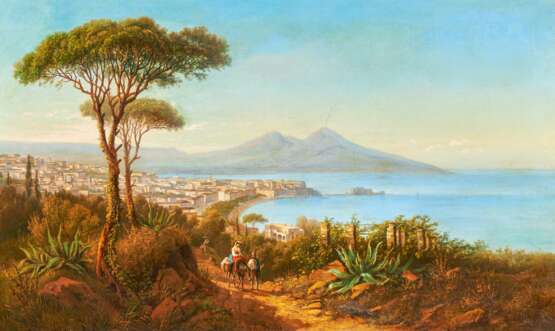 Jacob Alt. Die Bucht von Neapel und der Vesuv - Foto 1