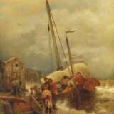 Andreas Achenbach. At the Bulwark in Ostend - photo 1