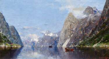 Georg Anton Rasmussen. Summer Day in the Fjord