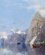 Георг Антон Расмуссен. Georg Anton Rasmussen. Summer Day in the Fjord