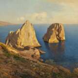 Albert Flamm. The Faraglioni Rocks near Naples in the Evening Light - фото 1
