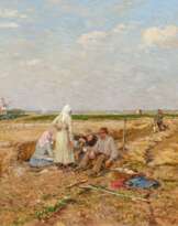 Hugo Mühlig. Break During the Grain Harvest