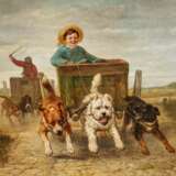 Henriette Ronner-Knip. Dog Cart Race - photo 1