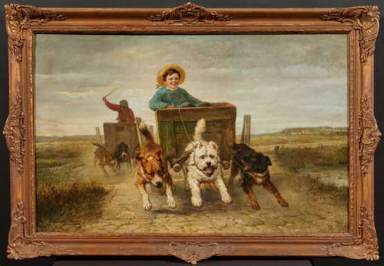 Henriette Ronner-Knip. Dog Cart Race - фото 2
