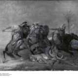 Raden Saleh Ben Jaggia. Battle between Arab Horsemen and a Lion - photo 5