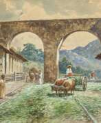 Watercolor. August Lohr. Mexican Sugar Factory
