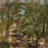 Josef Wenglein. Forest Landscape with Millstream - photo 1