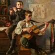 Theodor Matthei. Two Musical Brothers - Auction prices