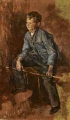 Louis Eysen. Boy with Riding Crop