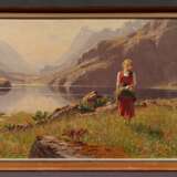 Hans Dahl. Girl at the Norwegian Fjord - photo 2