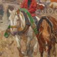 Franz Roubaud. Return from Horse Market - Marchandises aux enchères