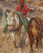Franz Alekseevich Rubo. Franz Roubaud. Return from Horse Market