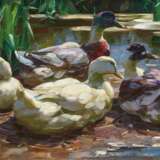 Alexander Max Koester. Four Ducks in the Reeds - photo 1