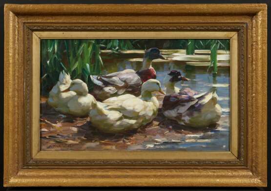 Alexander Max Koester. Four Ducks in the Reeds - photo 2