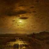 Louis Douzette. Moorland Landscape in the Light of the Full Moon - photo 1
