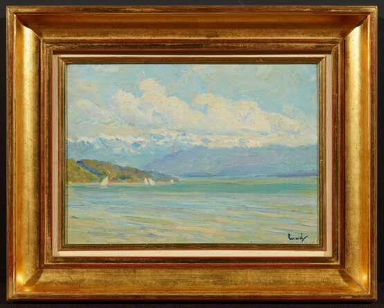 Edward Cucuel. View over the Stanberg Lake to the Mountains - photo 2