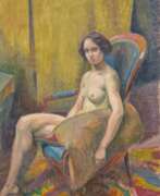 Курт Кюн. Kurt Kühn. Nude Female Sitting in an Armchair