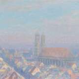 Charles Joh. Palmié. Morning View over the Rooftops to the Liebfrauenkirche in Munich - фото 1