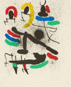 Lithografie. Joan Miró. Aus: Liberté des Libertés