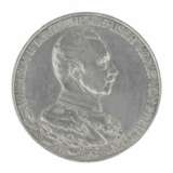 Серебряная монета 3 марки. Германия 1913 год. Серебро 3.3 г. - фото 2