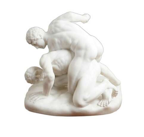 Important Marble Group After The Antique The Wrestlers Marble 43 - photo 1