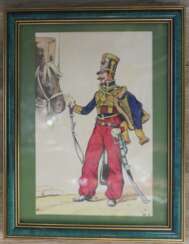 "Адъютант маршала в парадной форме 1812 года”. Франция, 1920-30-е гг.