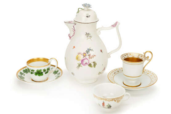 Meissen collector's cups and jug - photo 2
