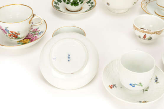 Meissen collector's cups and jug - photo 5