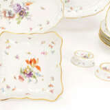 Meissen service pieces 'Neubrandenstein with flowers and insects' - photo 5