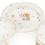 Meissen service pieces 'Neubrandenstein with flowers and insects' - photo 6