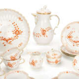 Meissen coffee service 'Indian painting in coral red' - фото 3