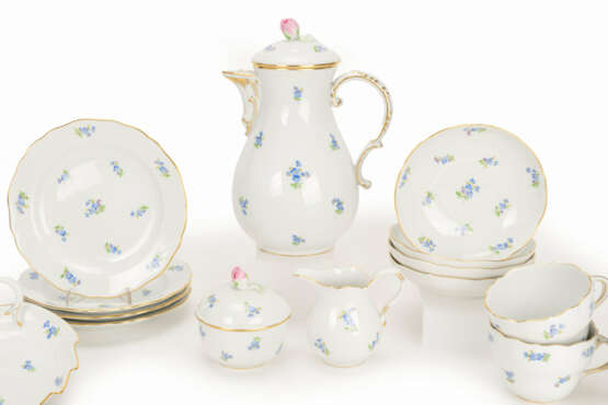 Meissen coffee service 'Forget-me-not' - photo 3