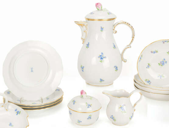 Meissen coffee service 'Forget-me-not' - photo 4