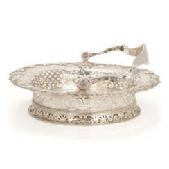George II silver basket with handle