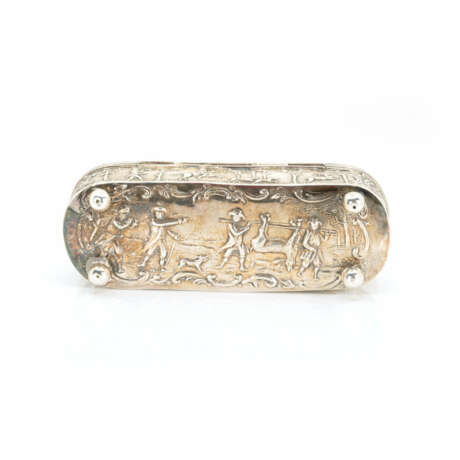 Silver tabatiere with seafaring and hunting motif - photo 6