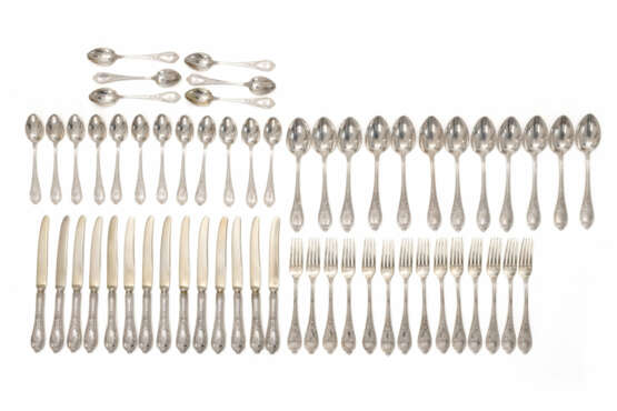 Extensive silver cutlery for 12 people - photo 3