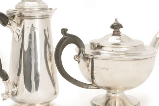 Silver coffee and teapot - photo 4