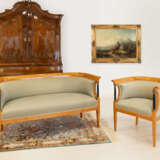 Empire style armchair and bench - photo 1