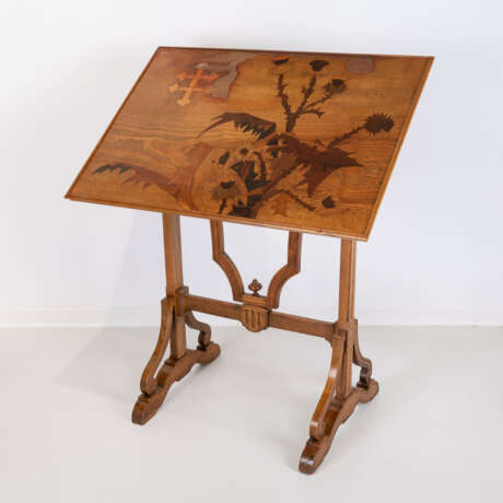 Emile Gallé Art Nouveau folding table - фото 3