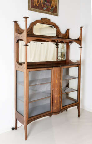Art Nouveau display cabinet - фото 4