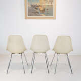 Herman Miller/Vitra drei DSX Plastic Side Chairs, S-Schale, Entwurf von Charles und Ray Eames - Foto 3