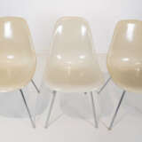 Herman Miller/Vitra drei DSX Plastic Side Chairs, S-Schale, Entwurf von Charles und Ray Eames - Foto 4