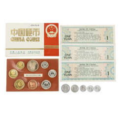 China - Kursmünzensatz 1982 Shanghai Mint,
