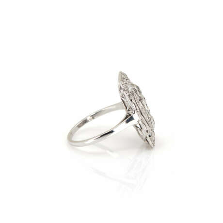 Art deco ring set with diamonds - фото 3